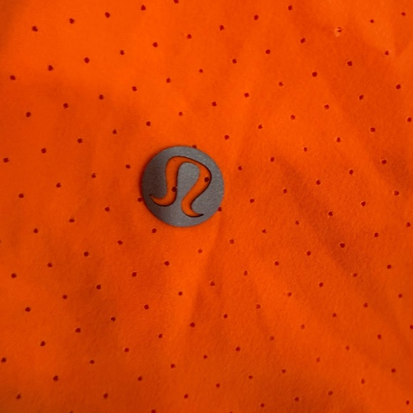 Lululemon Athletica Bright Orange Athletic Shorts - Picture 4 of 5
